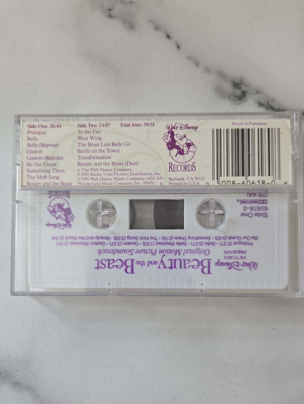 Vintage Disney Beauty and the Beast Original Motion Picture Soundtrack - Picture 2 of 2